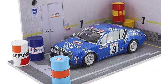 Alpine A310 rallye pour circuit électrique ,Avant Slot,echelle 1:32 •  Ateepique