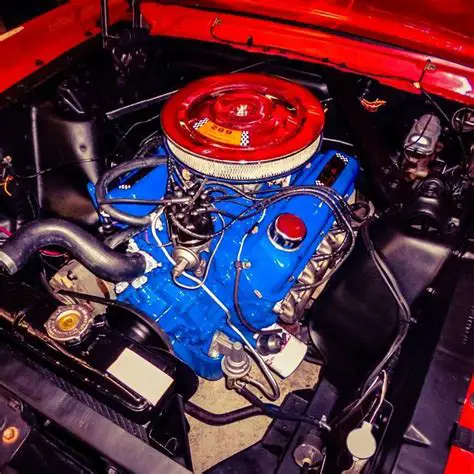 1966 Ford Mustang engine