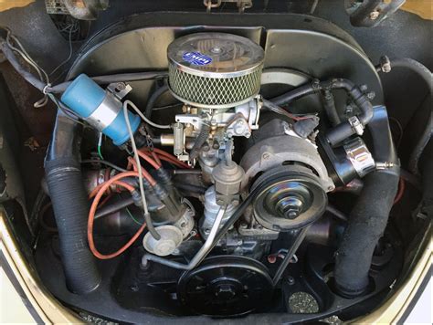 1973 Volkswagen Beetle engine