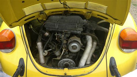 1974 Volkswagen Beetle engine