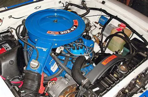 1976 Ford Mustang engine