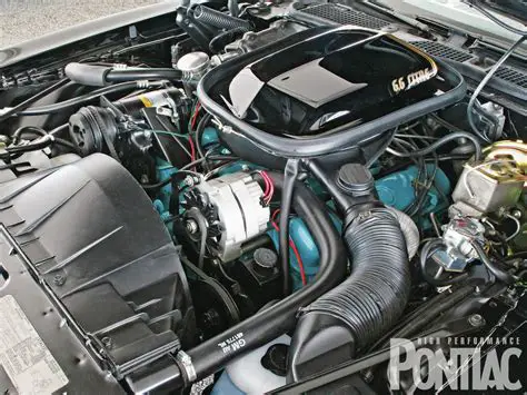 1977 Pontiac Firebird engine