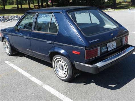 1984 Plymouth Horizon engine