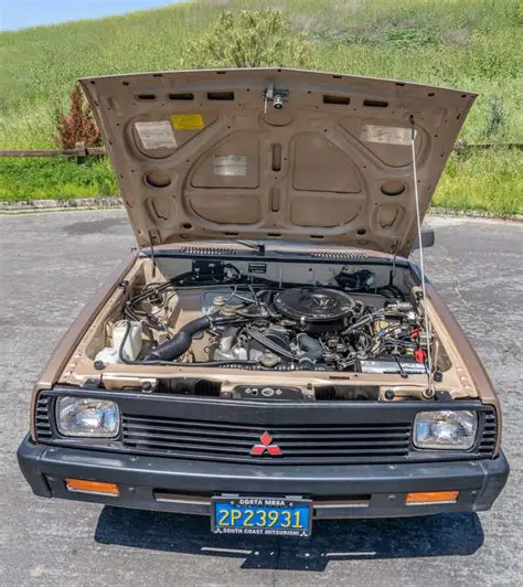 1985 Mitsubishi Mighty max engine