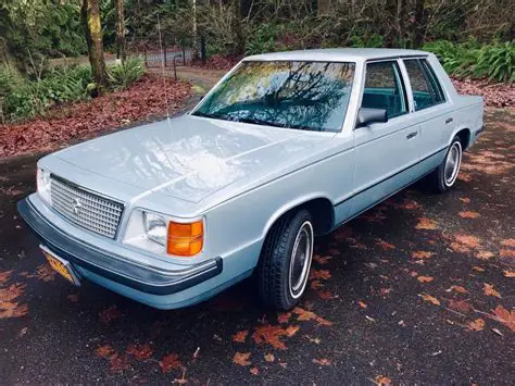 1985 Plymouth Reliant engine