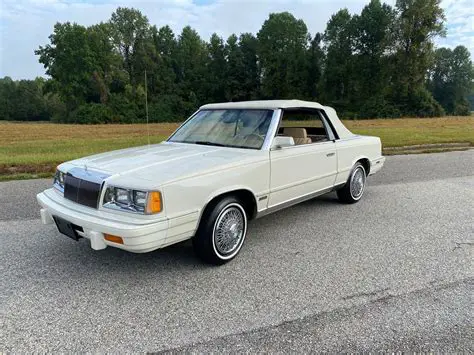 1986 Chrysler Lebaron