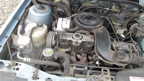 1986 Oldsmobile Firenza engine