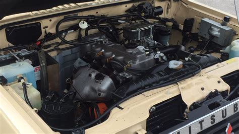 1987 Mitsubishi Montero engine