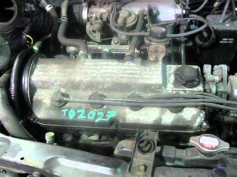 1996 Suzuki Esteem engine