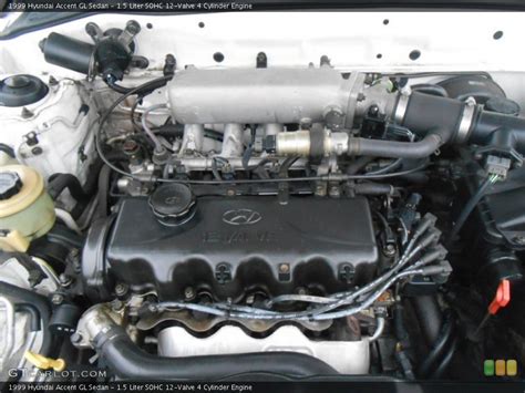 1999 Hyundai Accent engine