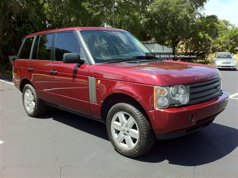 2004 Land rover Range rover photo