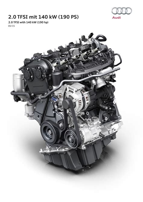 2015 Audi A4 engine