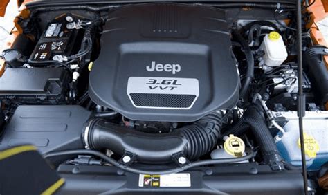 2016 Jeep Wrangler engine