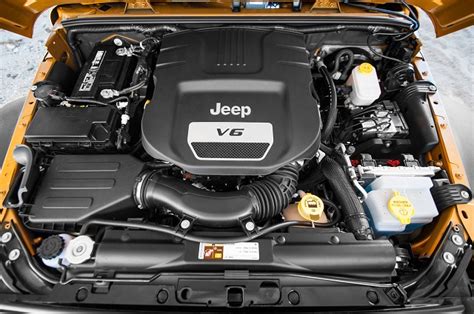 2017 Jeep Wrangler engine