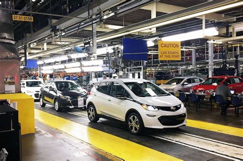 photo of Chevrolet Bolt ev car production