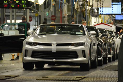 photo of Chevrolet Camaro car production