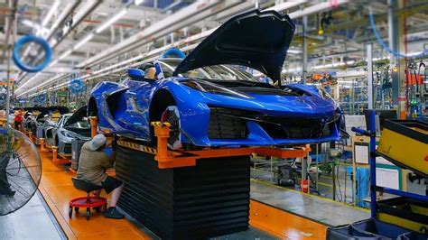 photo of Chevrolet Corvette car production