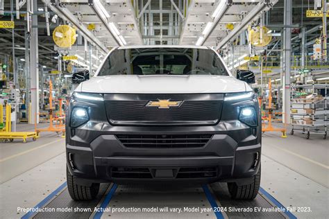 photo of Chevrolet Silverado hybrid car production