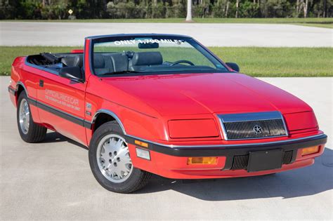 photo of Chrysler Lebaron convertible car production