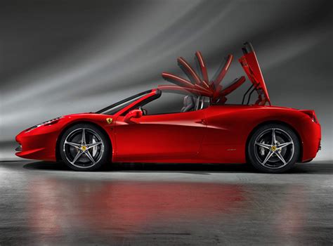 photo of Ferrari 458 spider car production