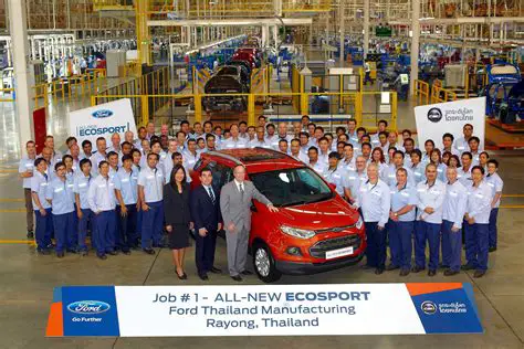 photo of Ford Ecosport car production