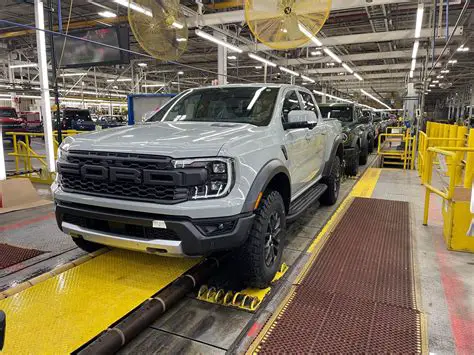 photo of Ford Ranger car production