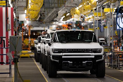 photo of Gmc Hummer ev car production