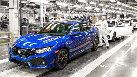 photo of Honda Civic si car production