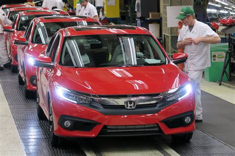 photo of Honda Civic car production