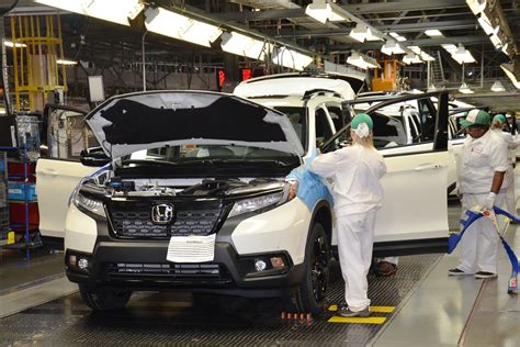 photo of Honda Passport car production