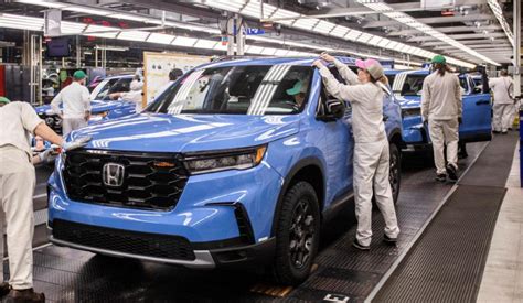 photo of Honda Pilot car production