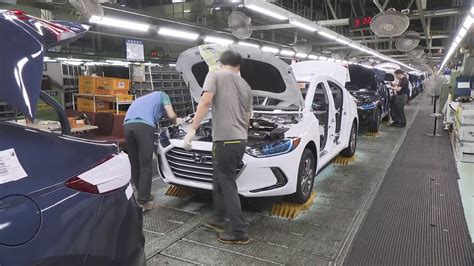 photo of Hyundai Elantra car production