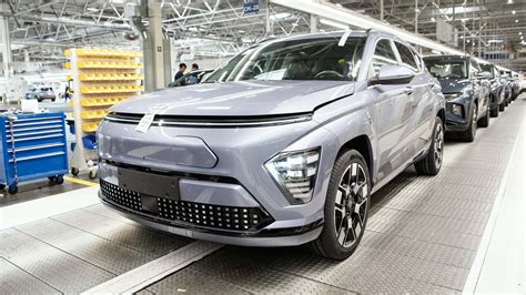 photo of Hyundai Kona electric car production