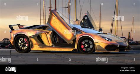 photo of Lamborghini Aventador car production