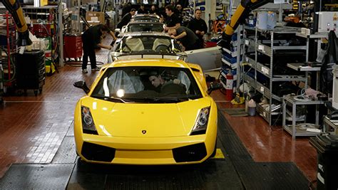 photo of Lamborghini Gallardo car production