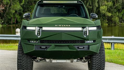 photo of Rivian R1t car production