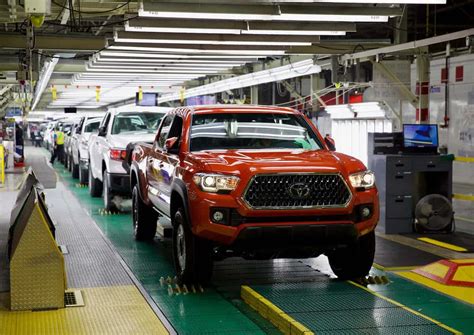 photo of Toyota Tacoma car production