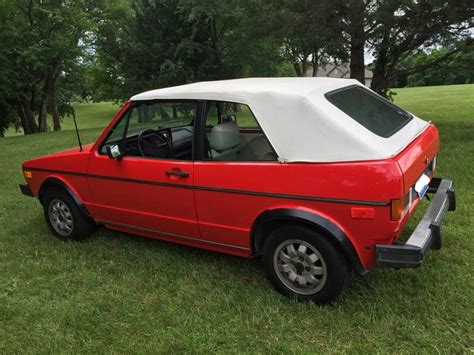 Volkswagen Cabriolet 1985 photo