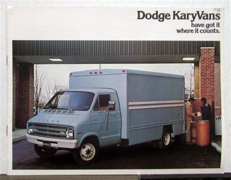 dodge kary van photo