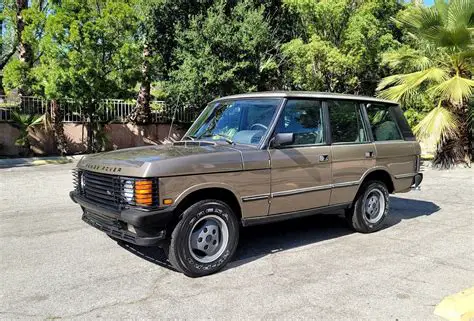 land rover range rover 1988 photo